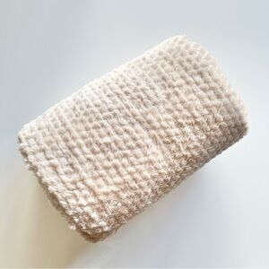 Cream Shag Throw Blanket